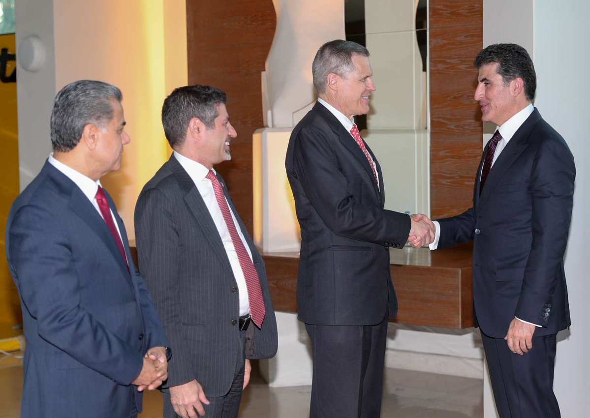 Senior Kurdish officials and US diplomats celebrate the 4th of July - America’s Independence Day - in Erbil, July 3, 2019. (Photo: Nechirvan Barzani's press office)